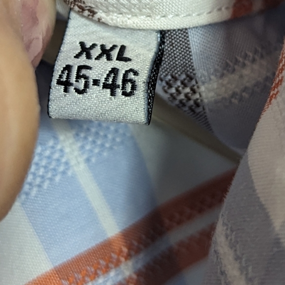 FREDRICK MARTIN Dress Shirt Men's XXL Extra Fine Cotton Business Casual Preppy - Picture 9 of 9